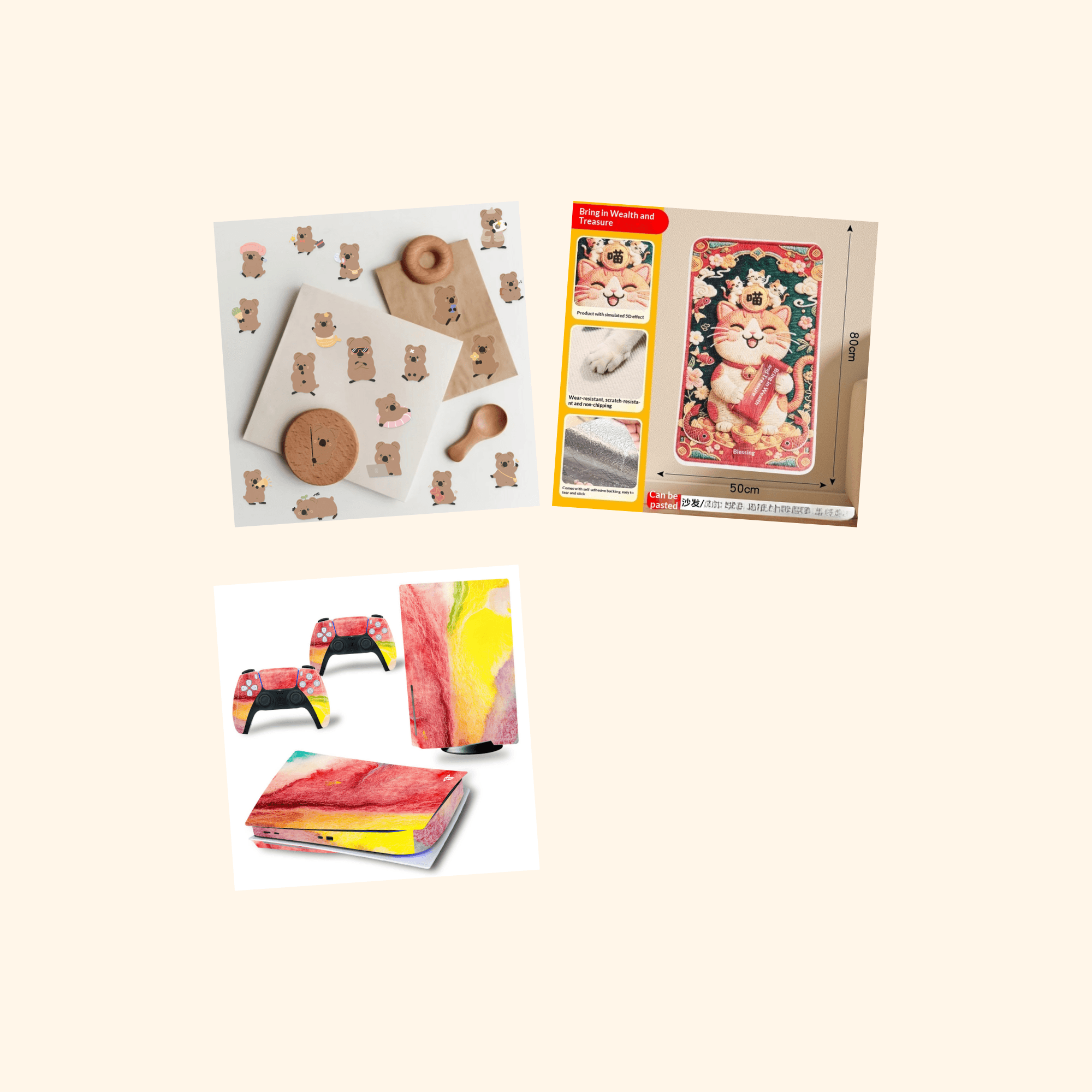 Pets Mini Sticker Pack (3-Pack) — all stickers included