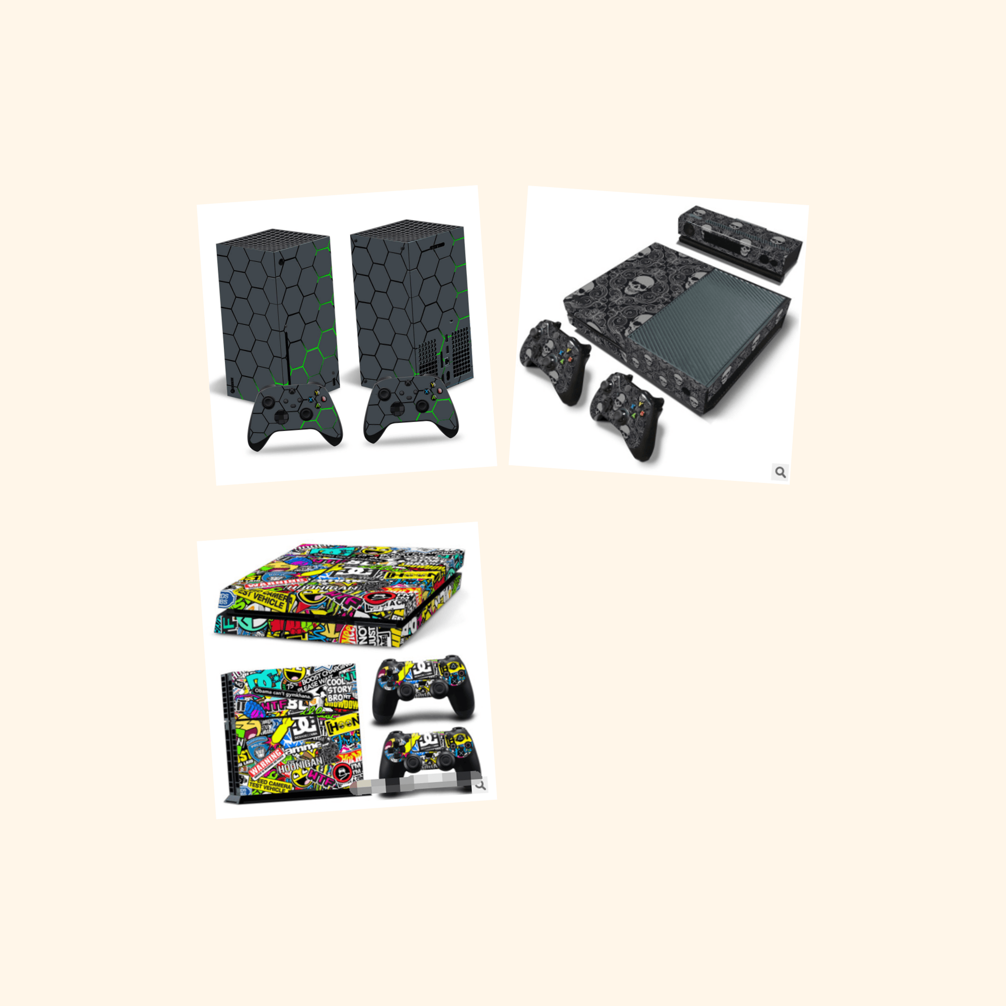 Gaming Mini Sticker Pack (3-Pack) — all stickers included