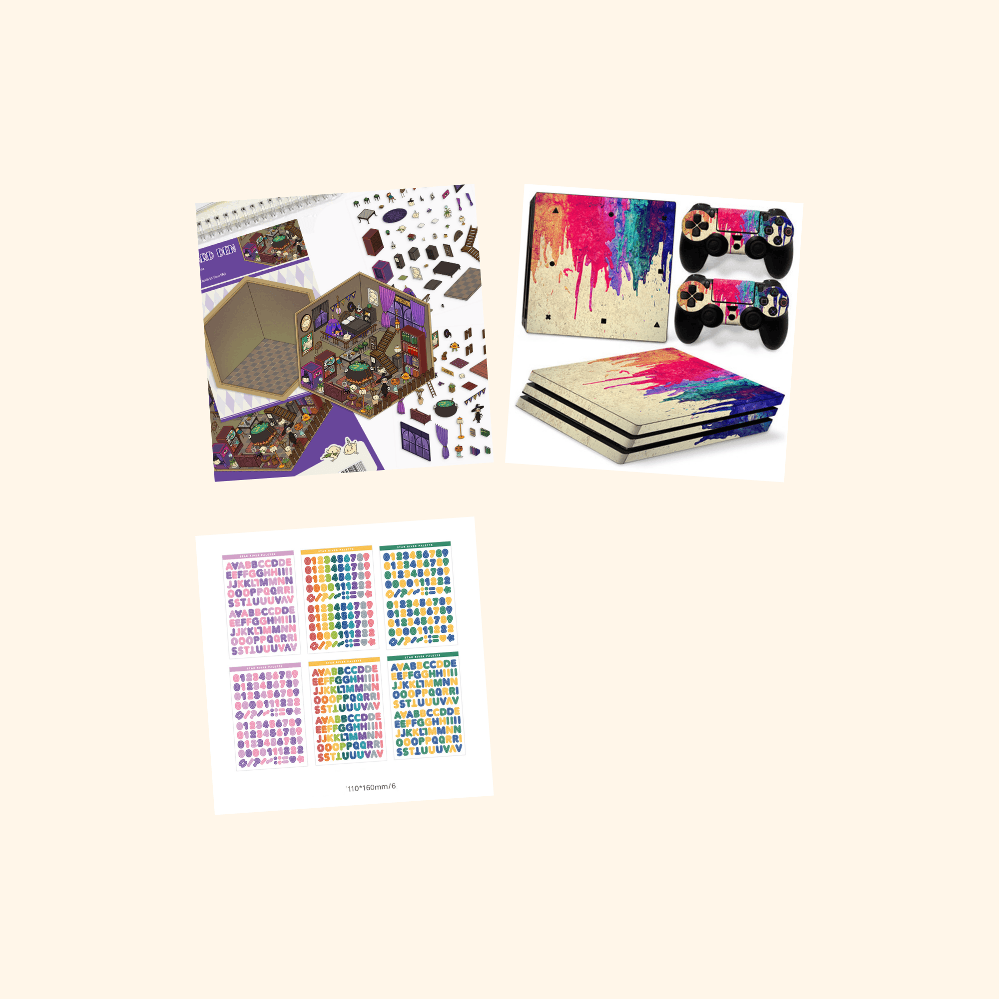 Funny Mini Sticker Pack (3-Pack) — all stickers included