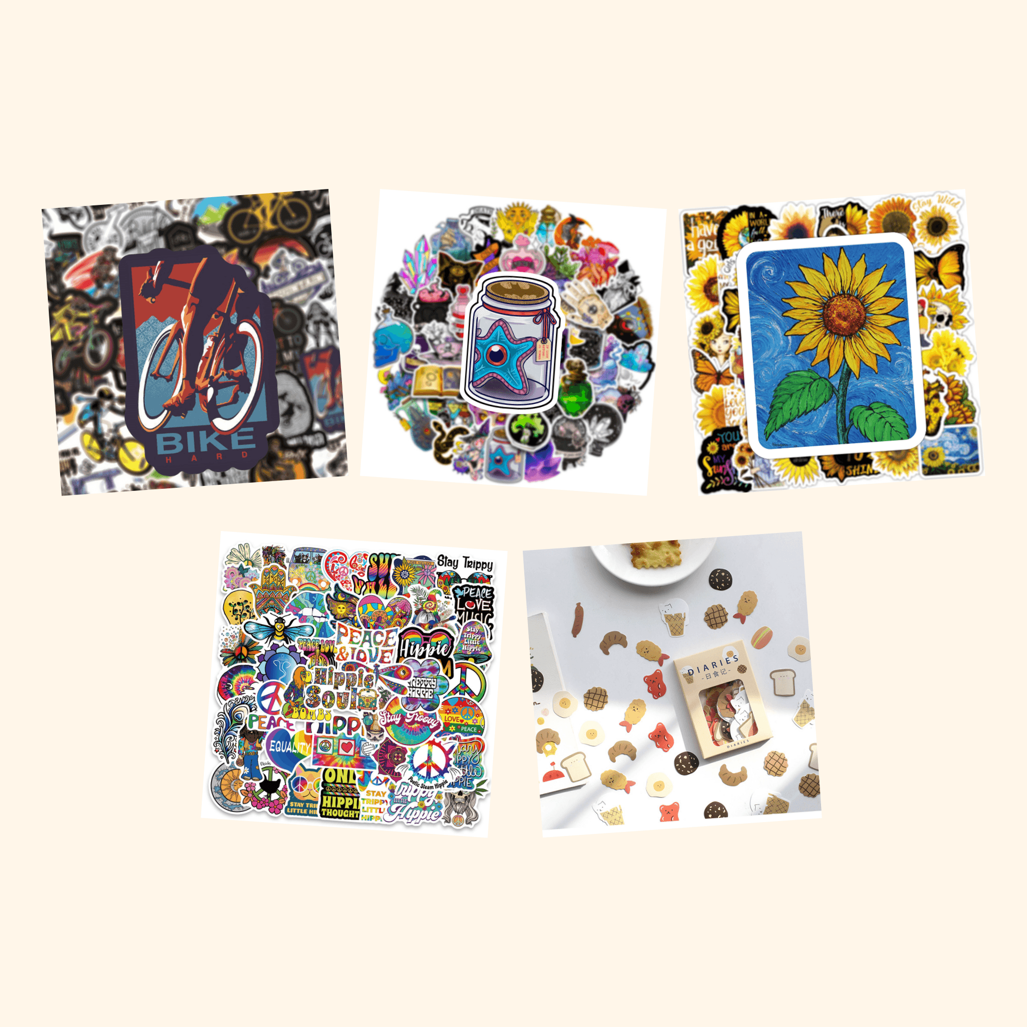 Hobbies Sticker Pack Bundle — all stickers included in the pack