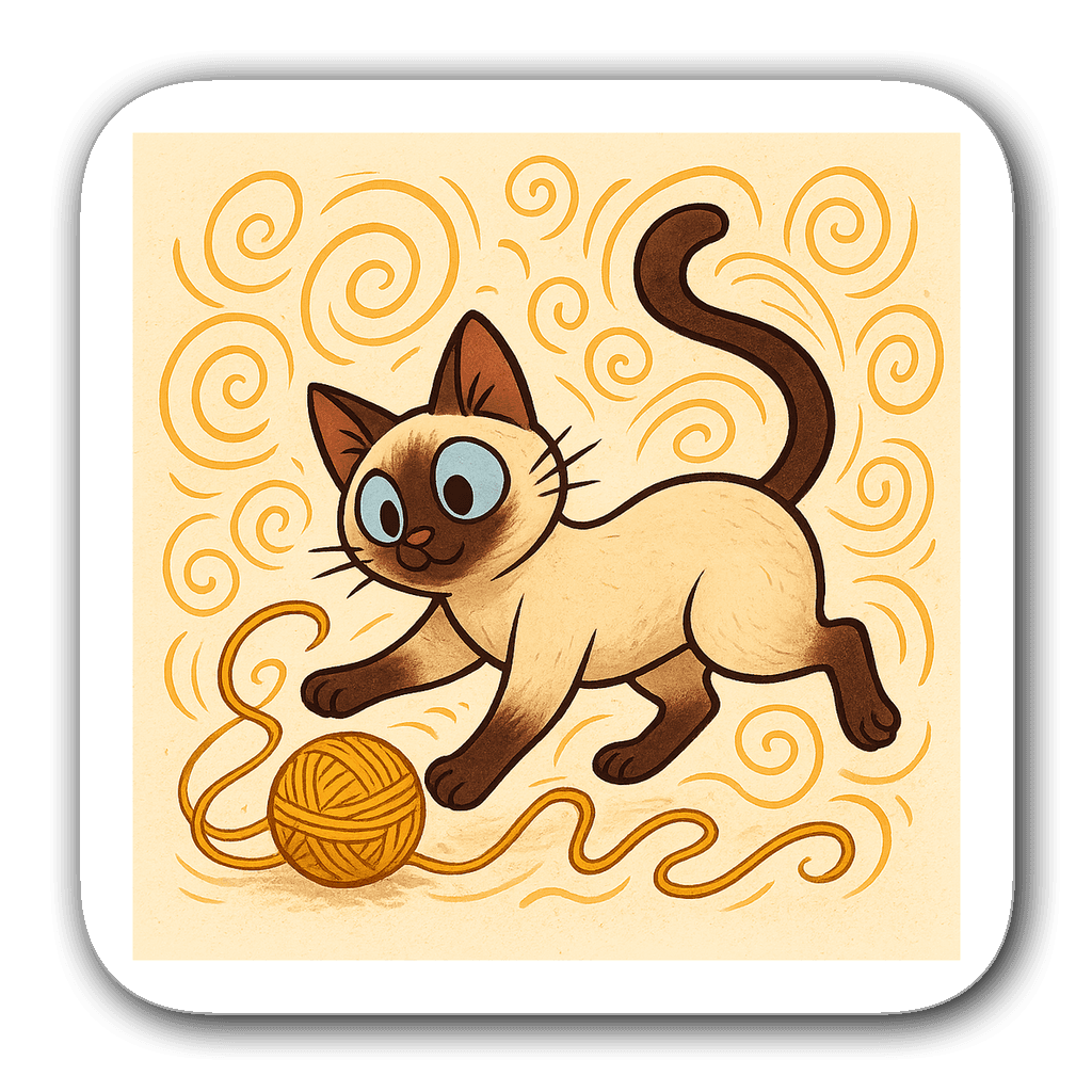 Cats Sticker #P74MZL