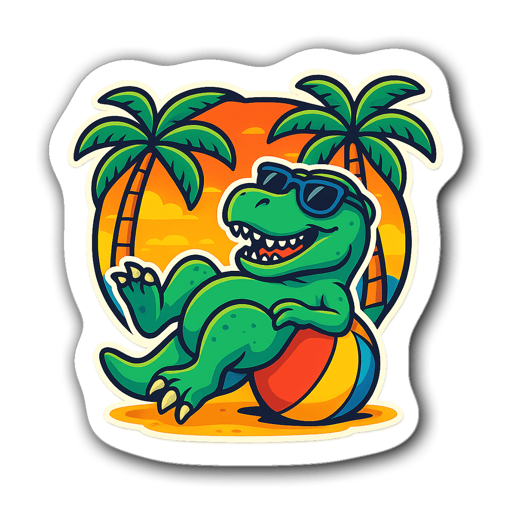Dinosaurs Sticker #KZ96Q2