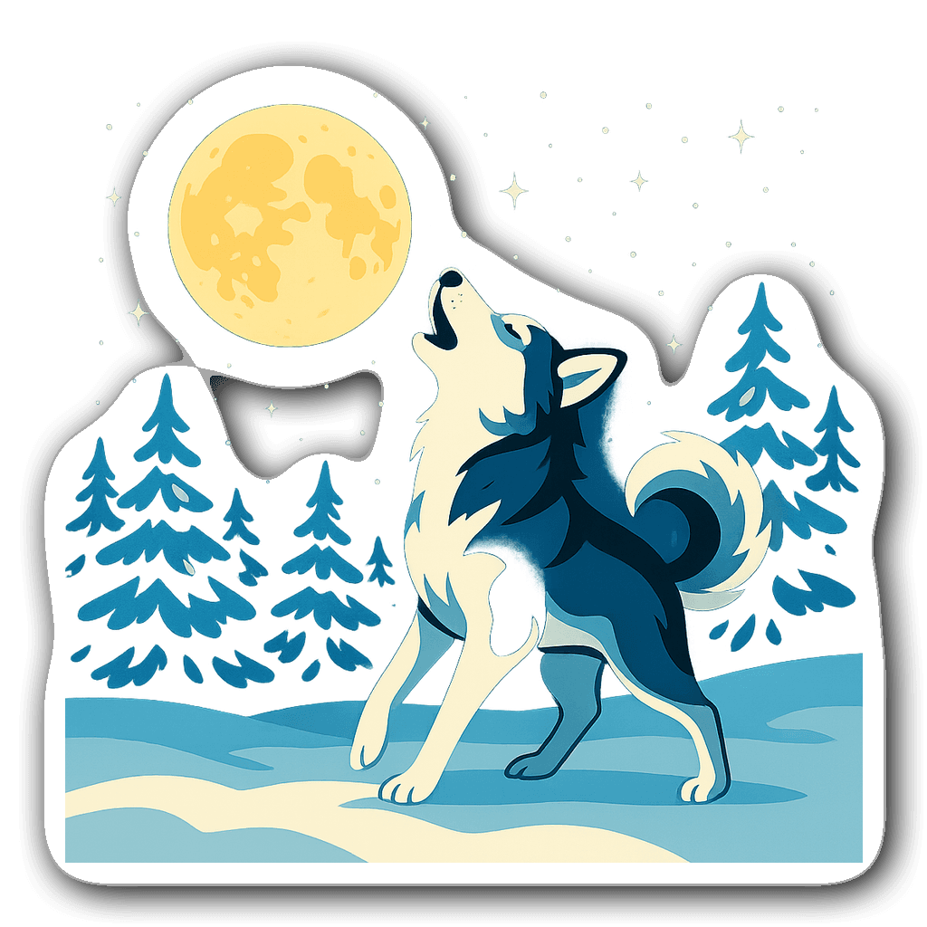 Dogs Sticker #VI86BT