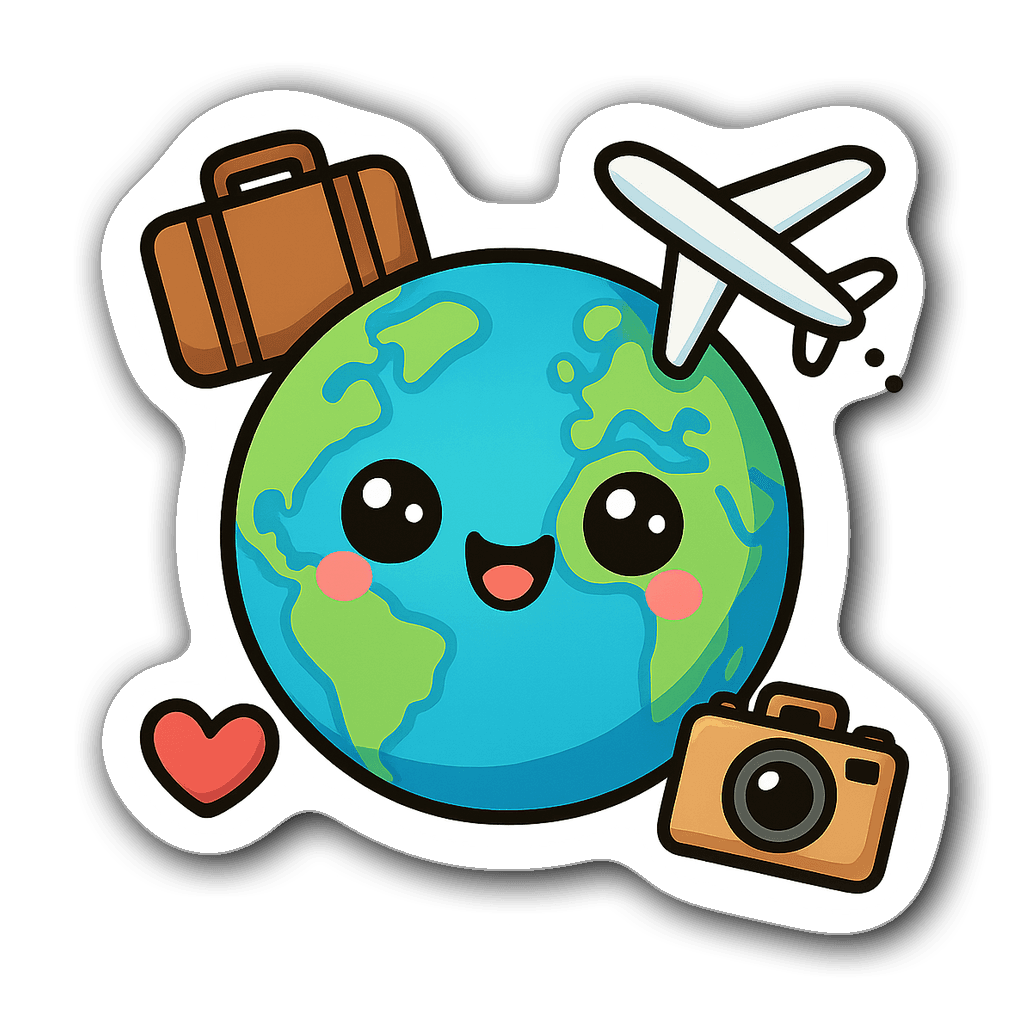 Travel Sticker #SQQR2A