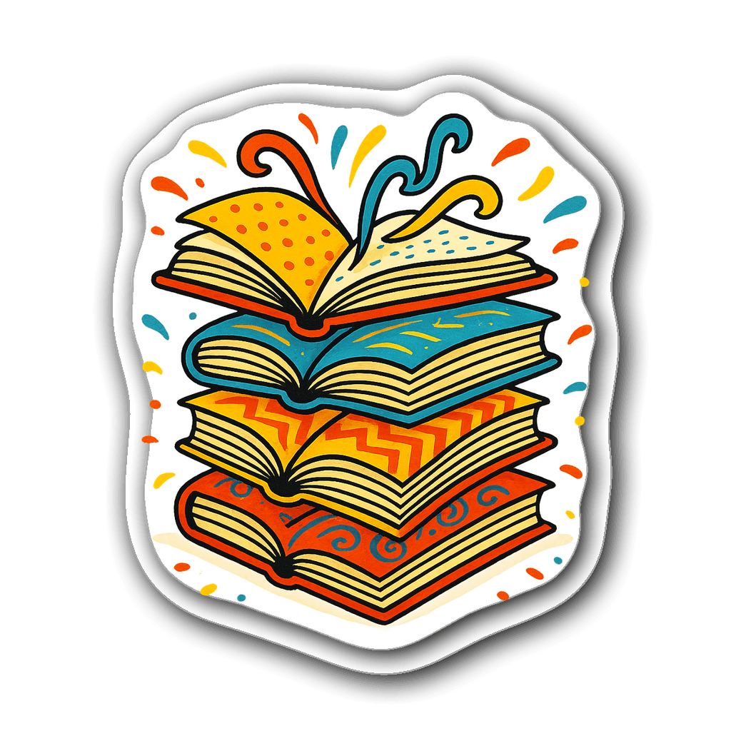 Reading Sticker #ZF0NJ8