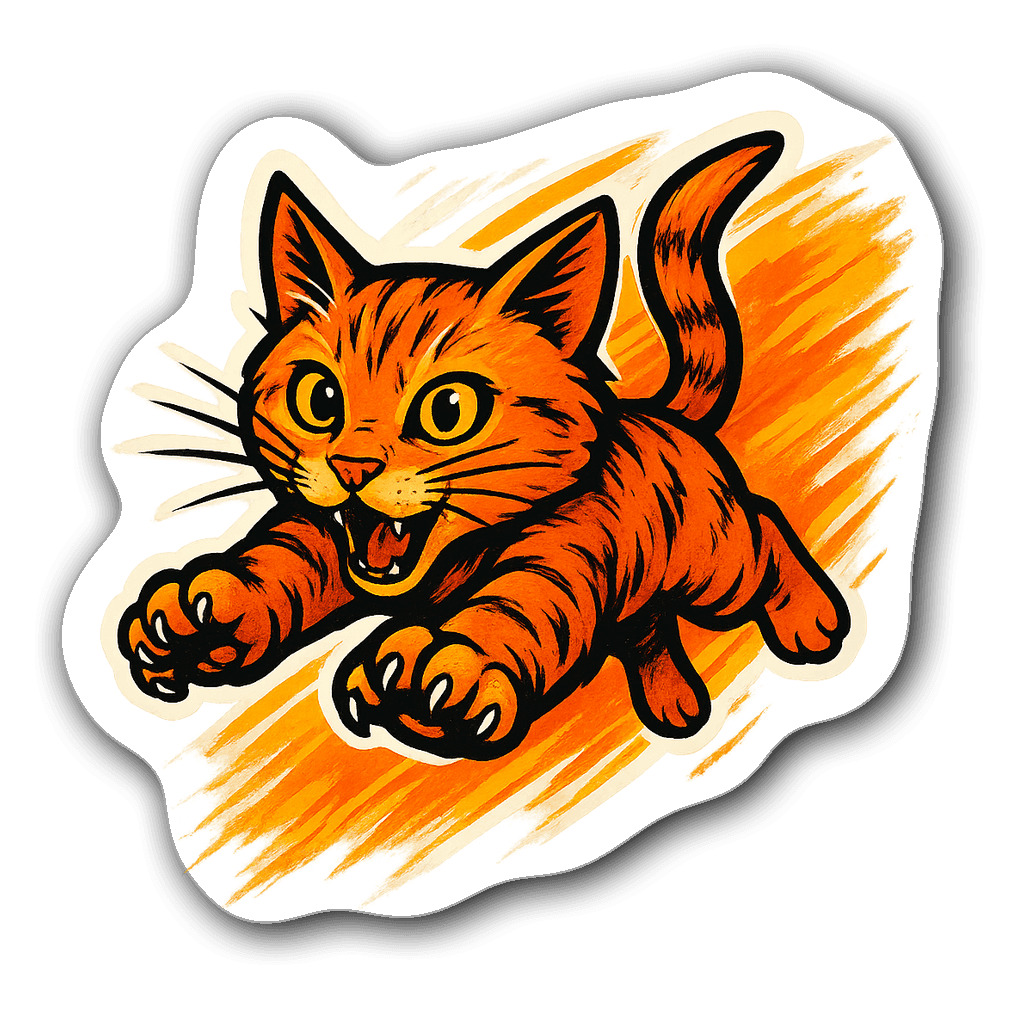 Cats Sticker #QGUG90