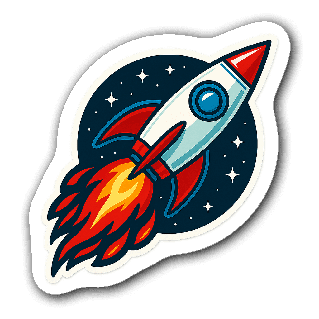 Space Sticker #KL5ZJC