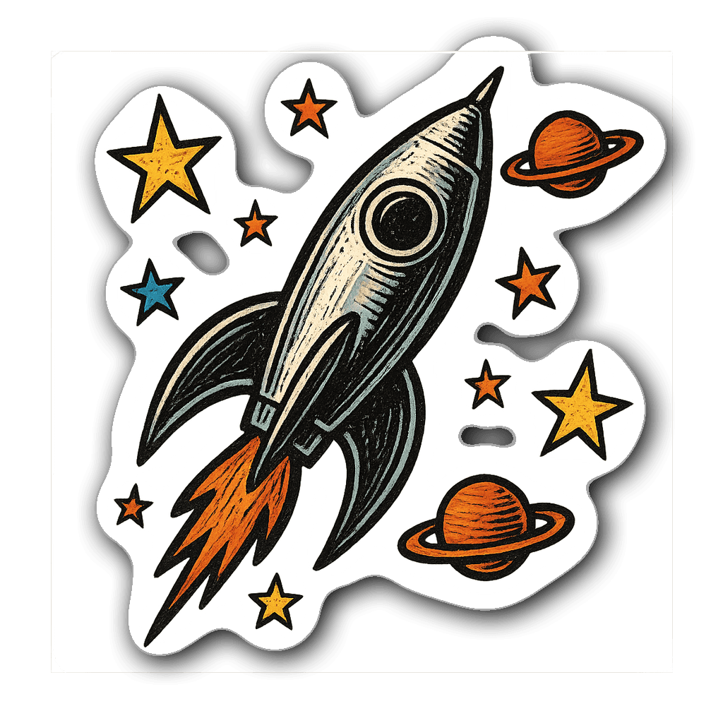 Space Sticker #4NI1G6
