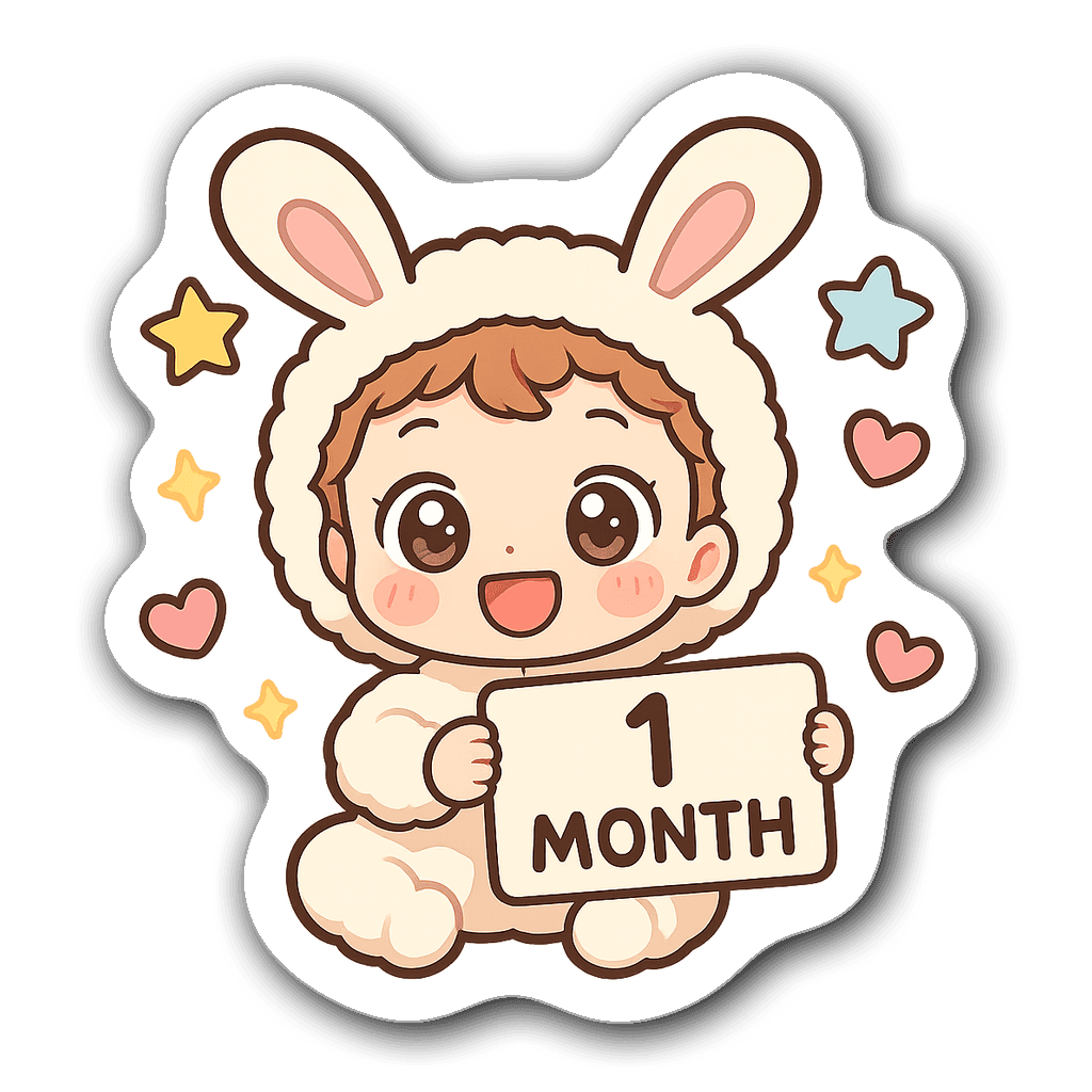 Baby & Gender Reveal Sticker #N1TGJP