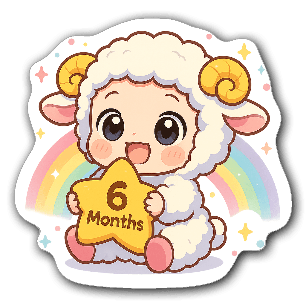 Baby & Gender Reveal Sticker #7JIQXG