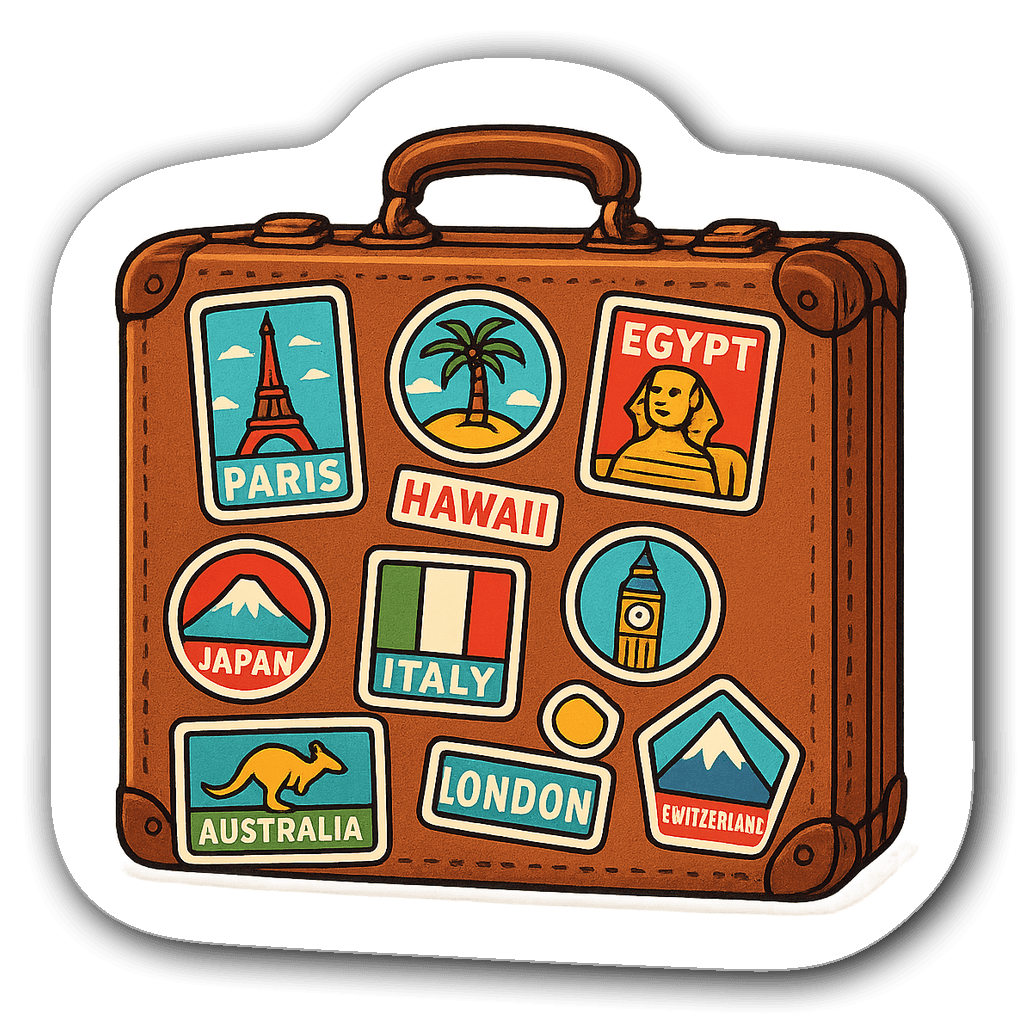 Retro & Vintage Sticker #7394C7