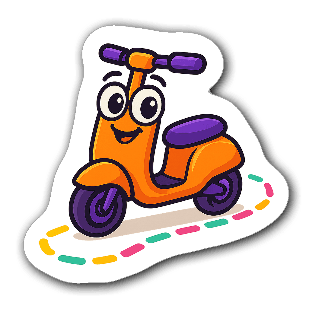 Electric Scooters Sticker #JT6GSN