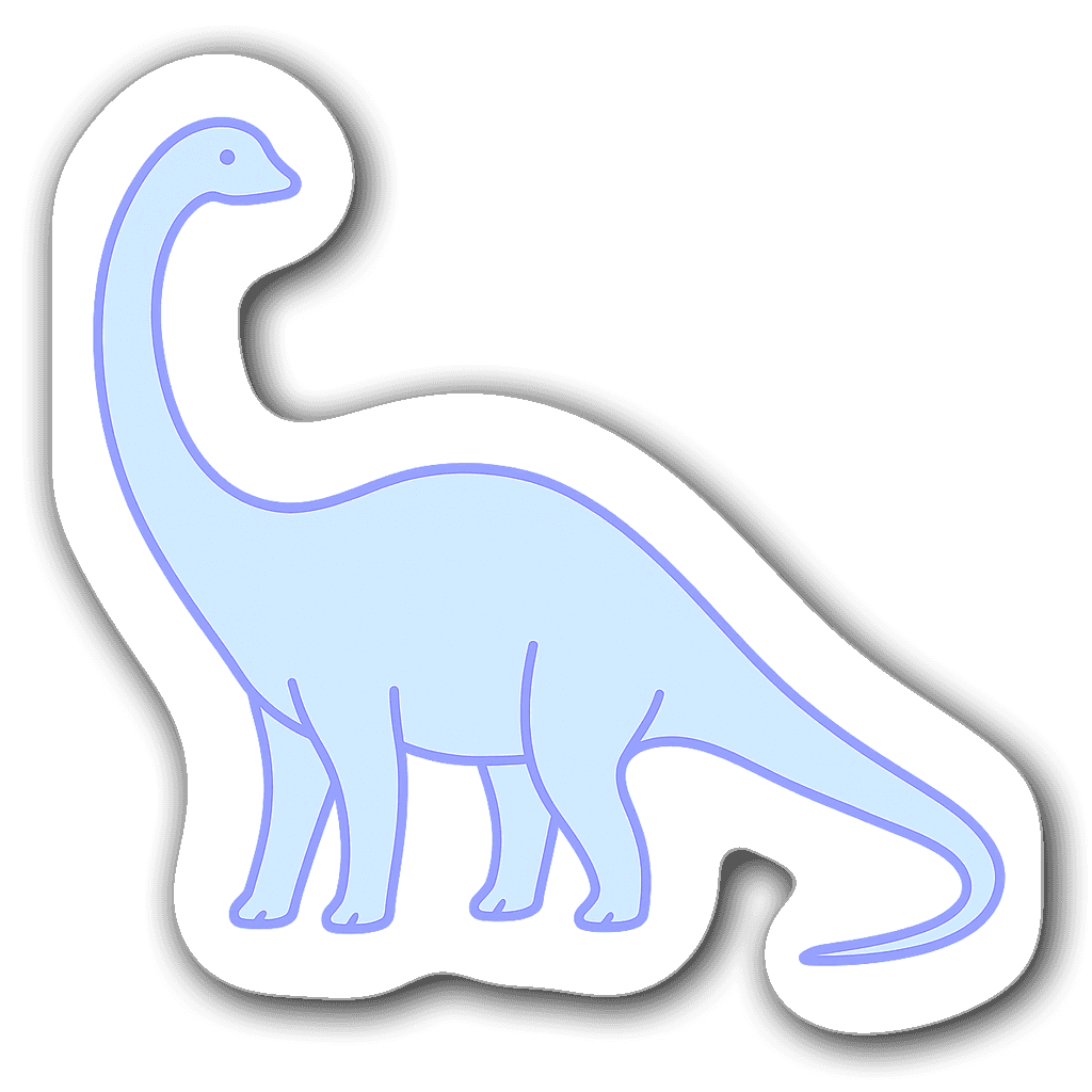 Dinosaurs Sticker #K1W7MK