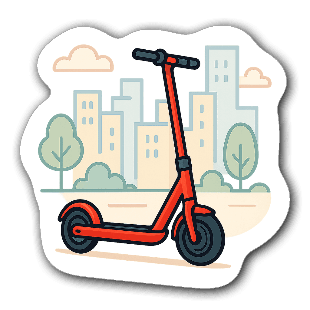 Electric Scooters Sticker #HEID9Q