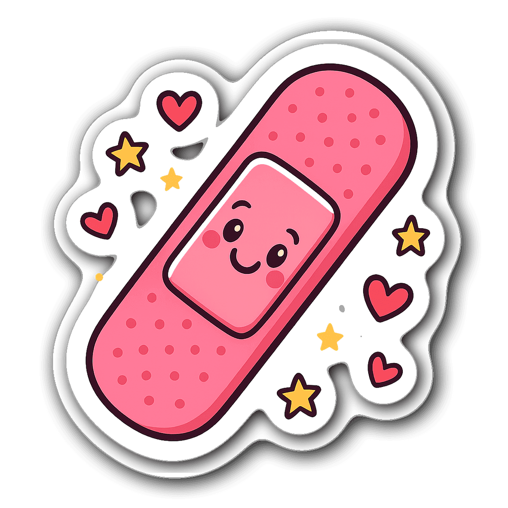 Adhesive Care Sticker #UK1104
