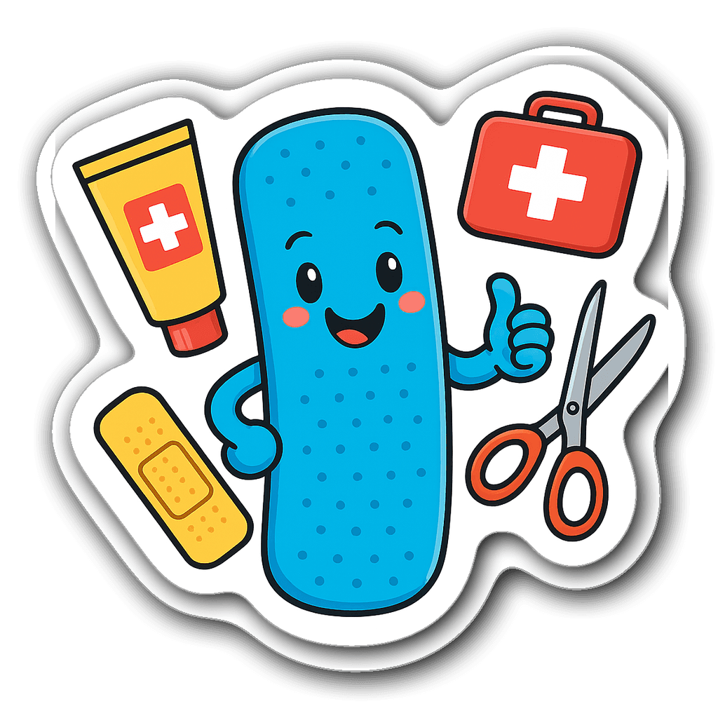 Adhesive Care Sticker #R7SBLC