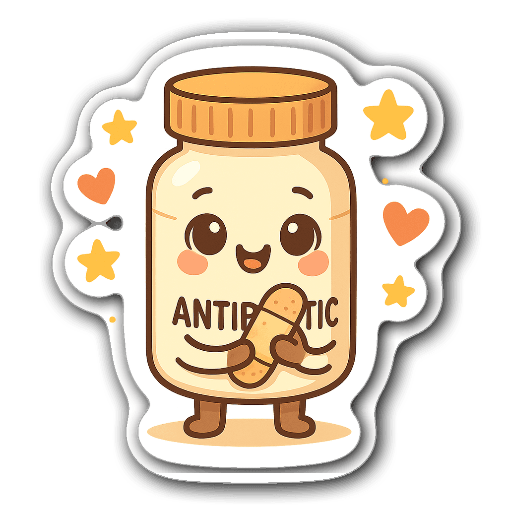 Adhesive Care Sticker #JL8LEQ