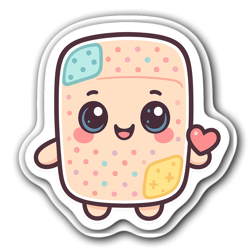 Adhesive Care Sticker #LN94Y8