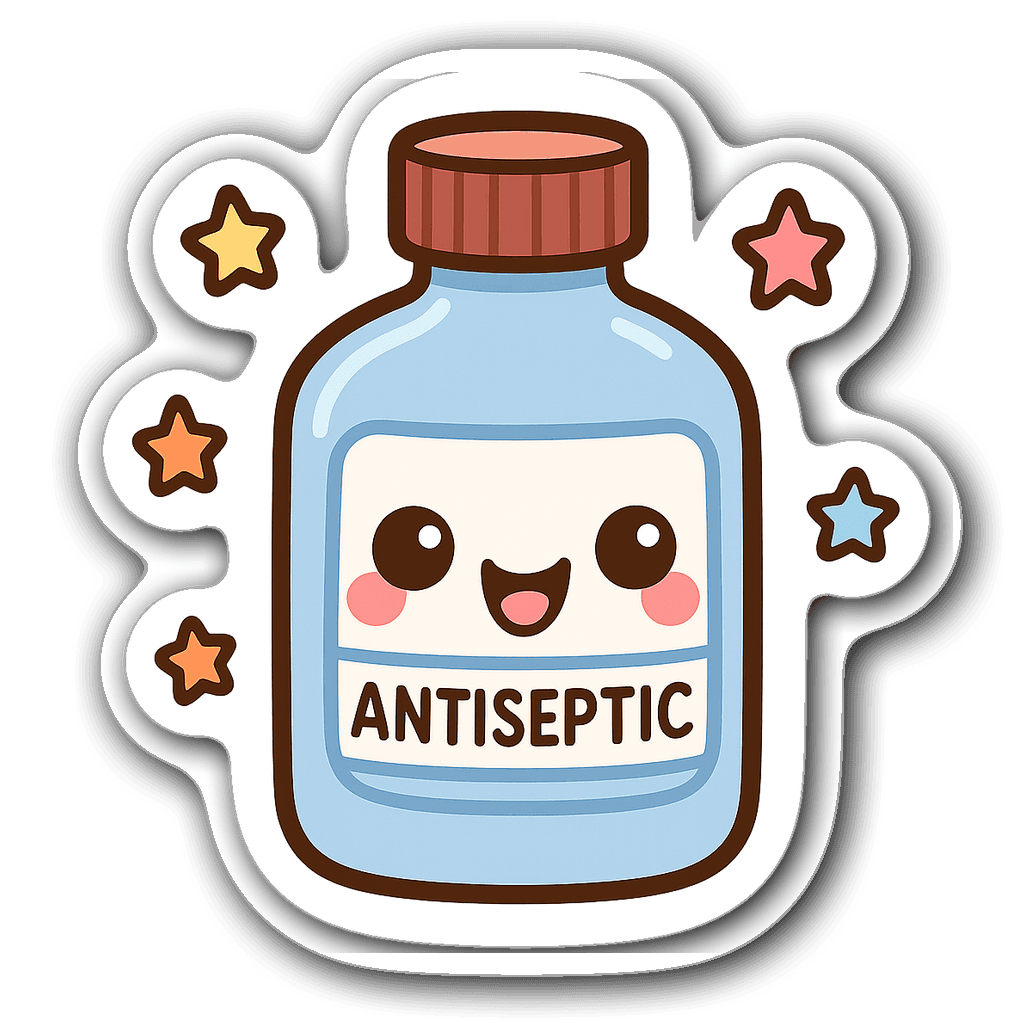Adhesive Care Sticker #I22J63