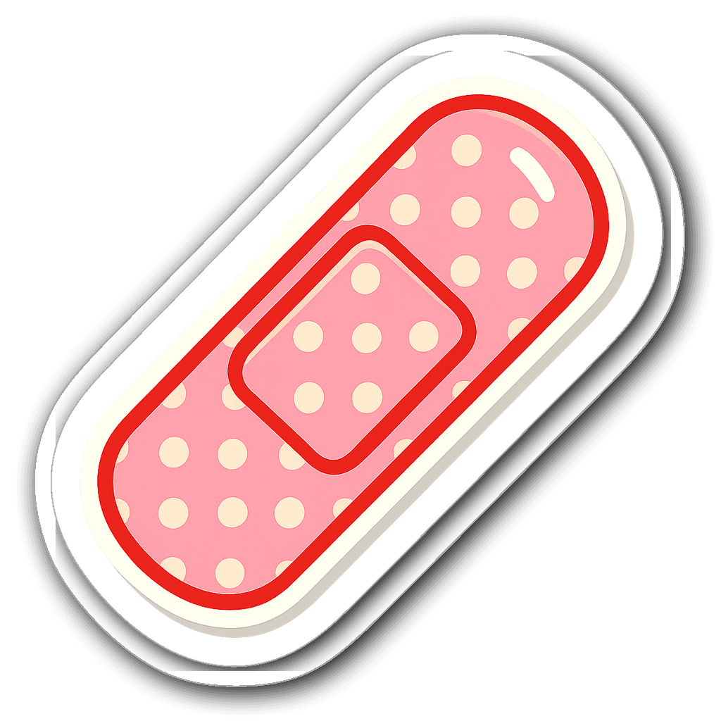 Adhesive Care Sticker #W4RI3O