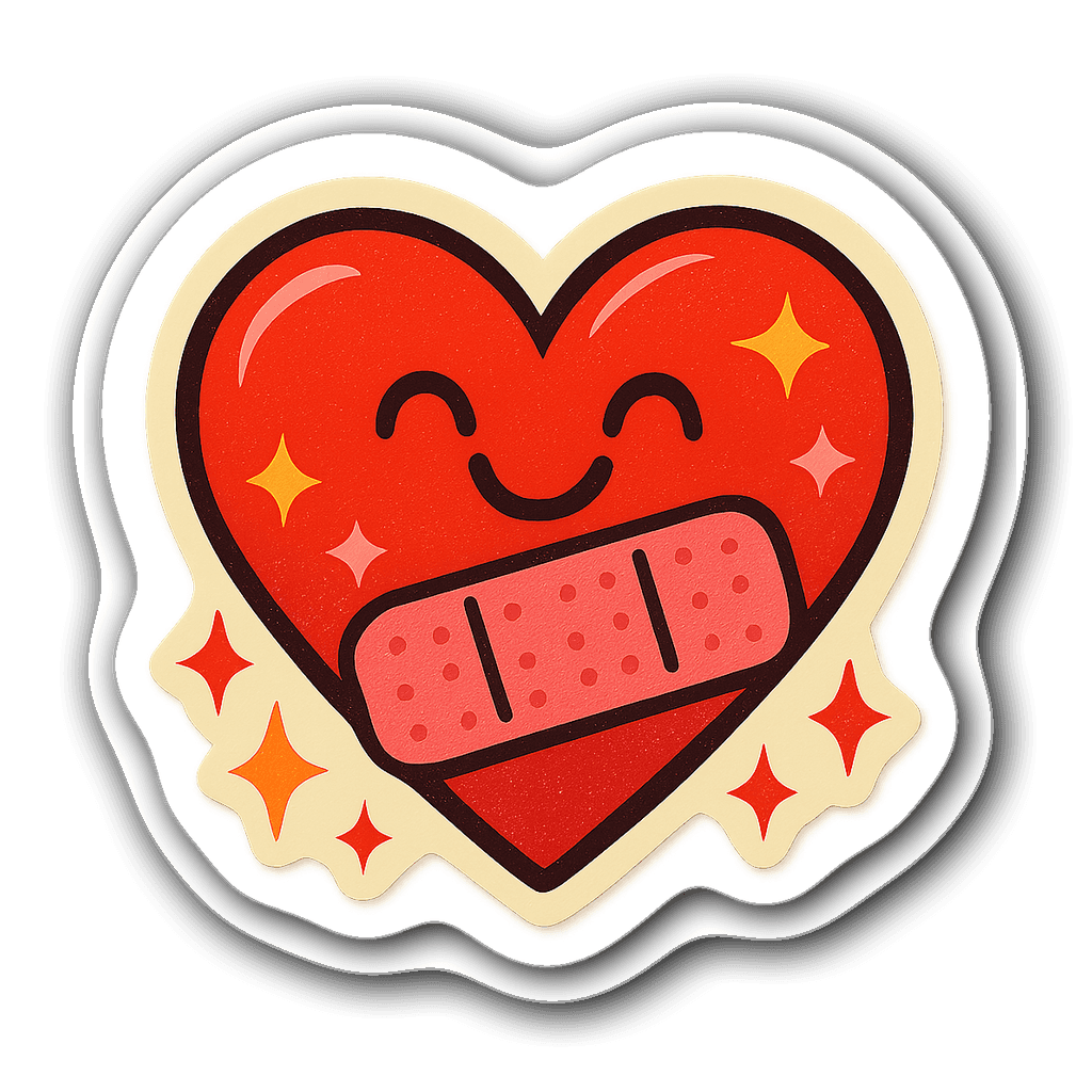 Adhesive Care Sticker #GAWA36