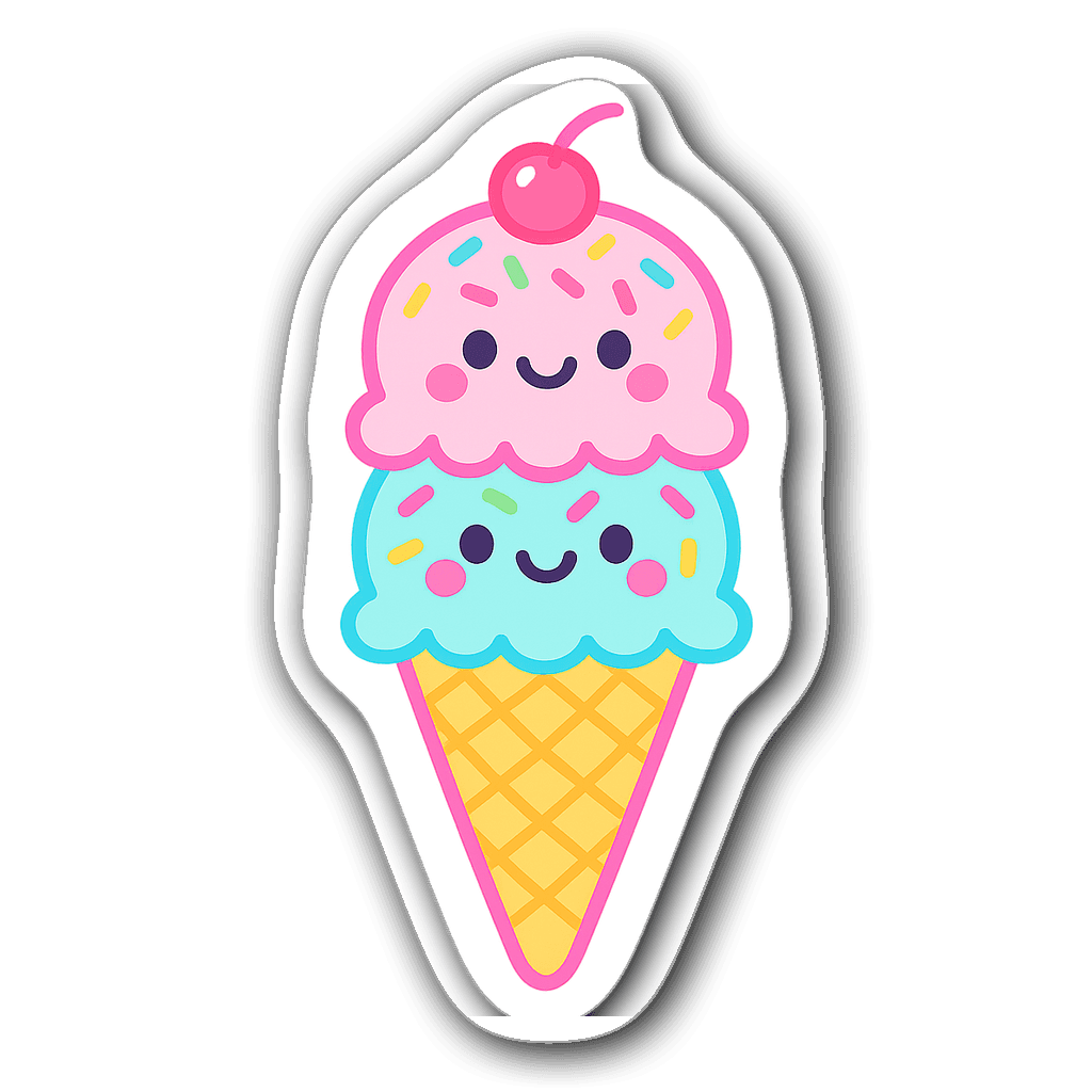 Kawaii & Cute Sticker #YWFN1S