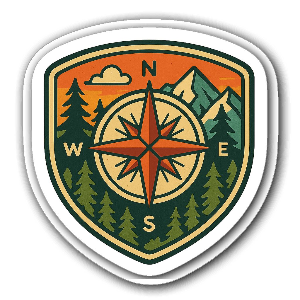 Camping & Outdoors Sticker #N1Y6T0