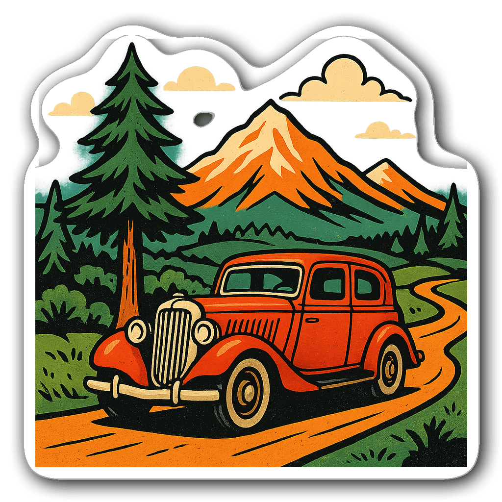 Camping & Outdoors Sticker #UVCM1S