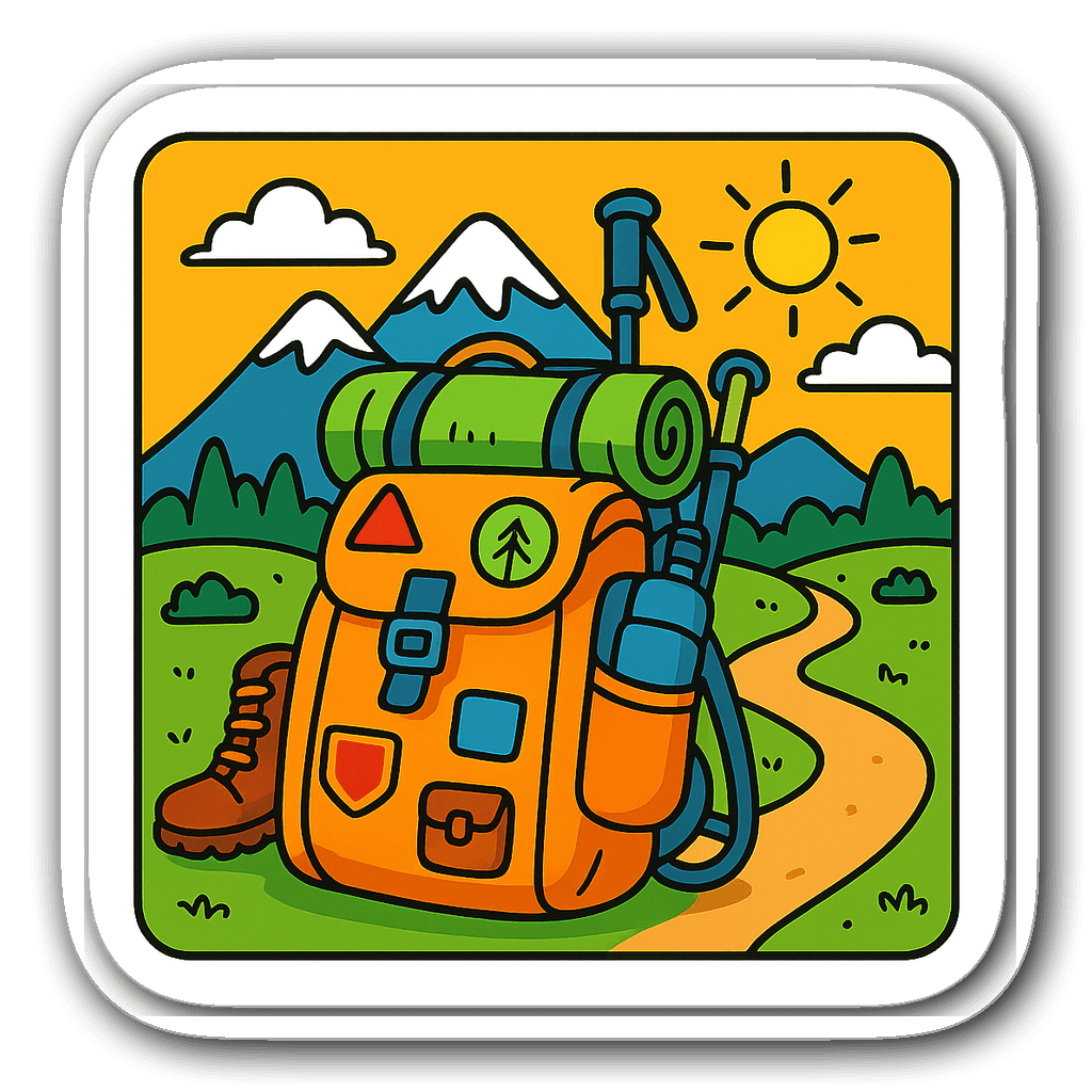 Camping & Outdoors Sticker #WB4D85