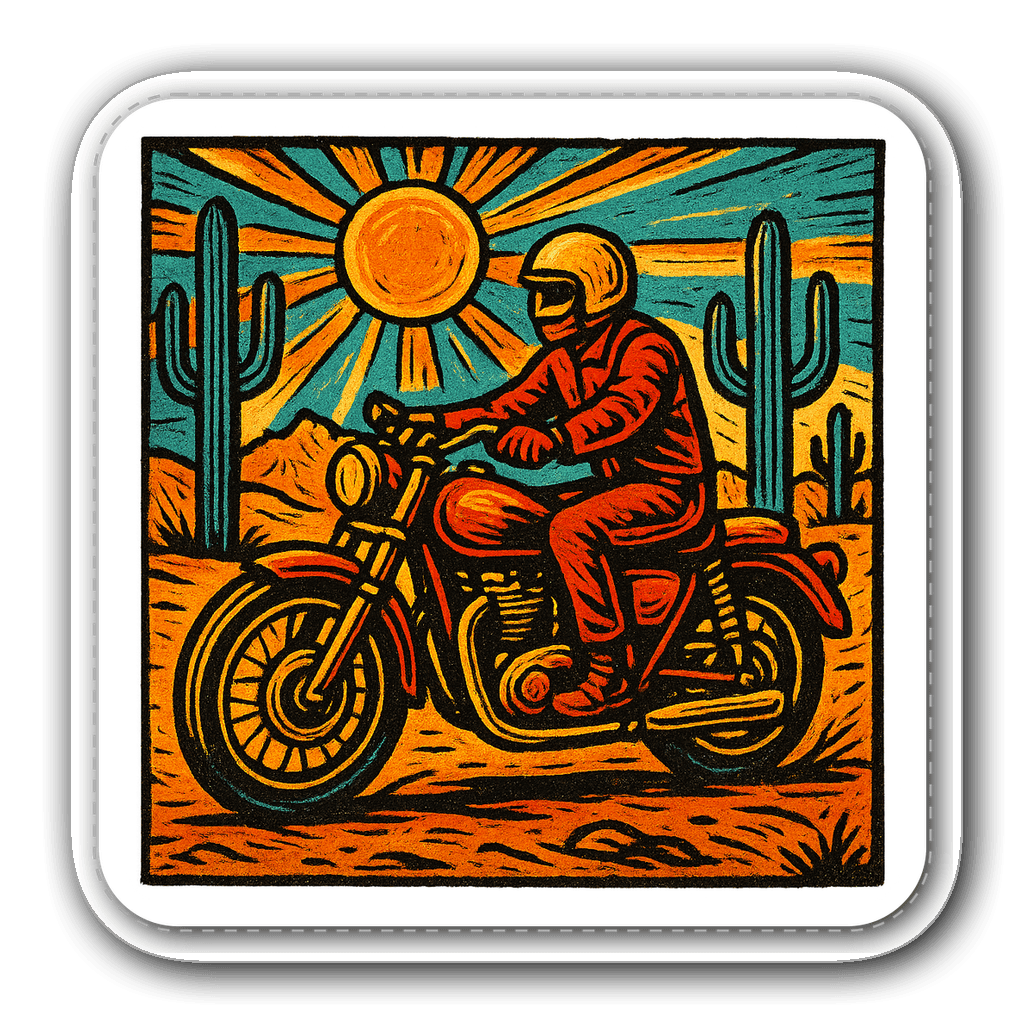 Motorcycles Sticker #H3RFN3