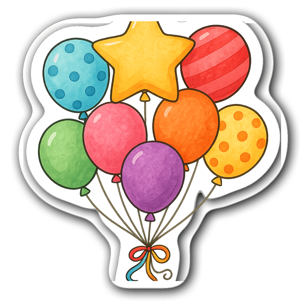 Birthday Sticker #18D4YL