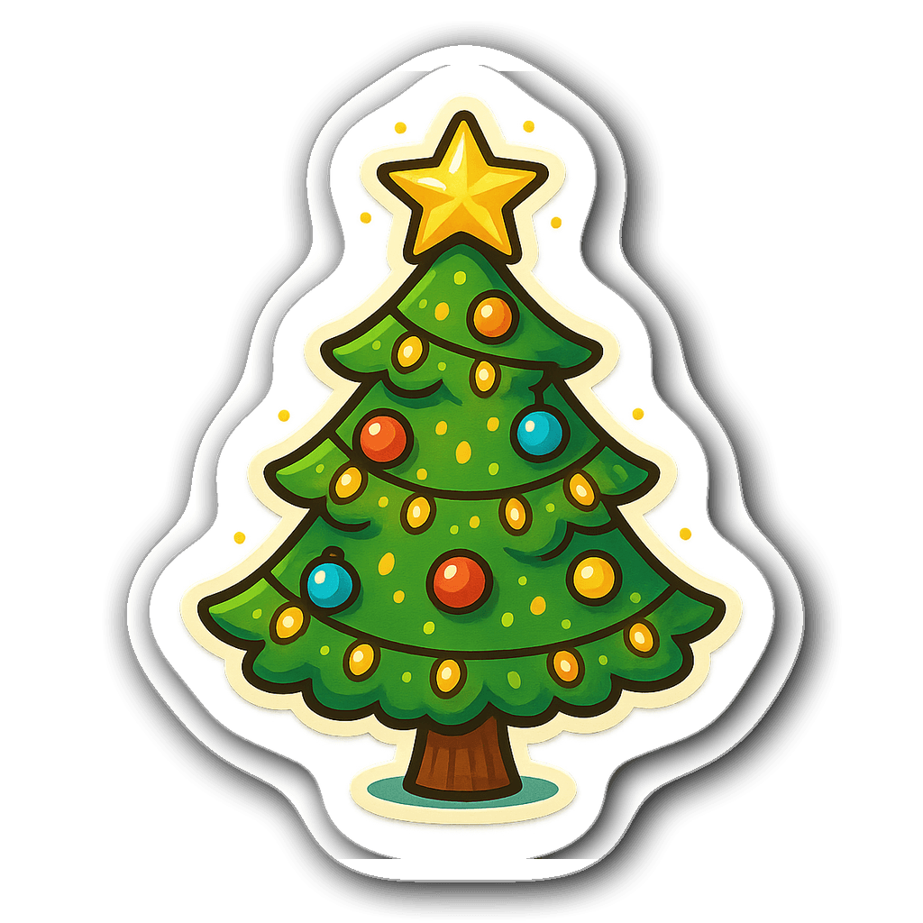 Christmas Sticker #J7SUNZ