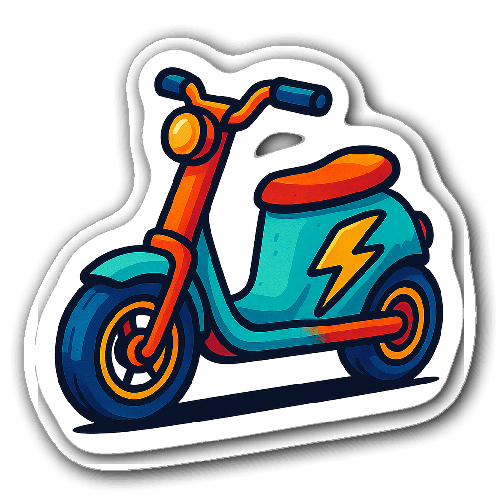 Electric Scooters Sticker #FG31S1