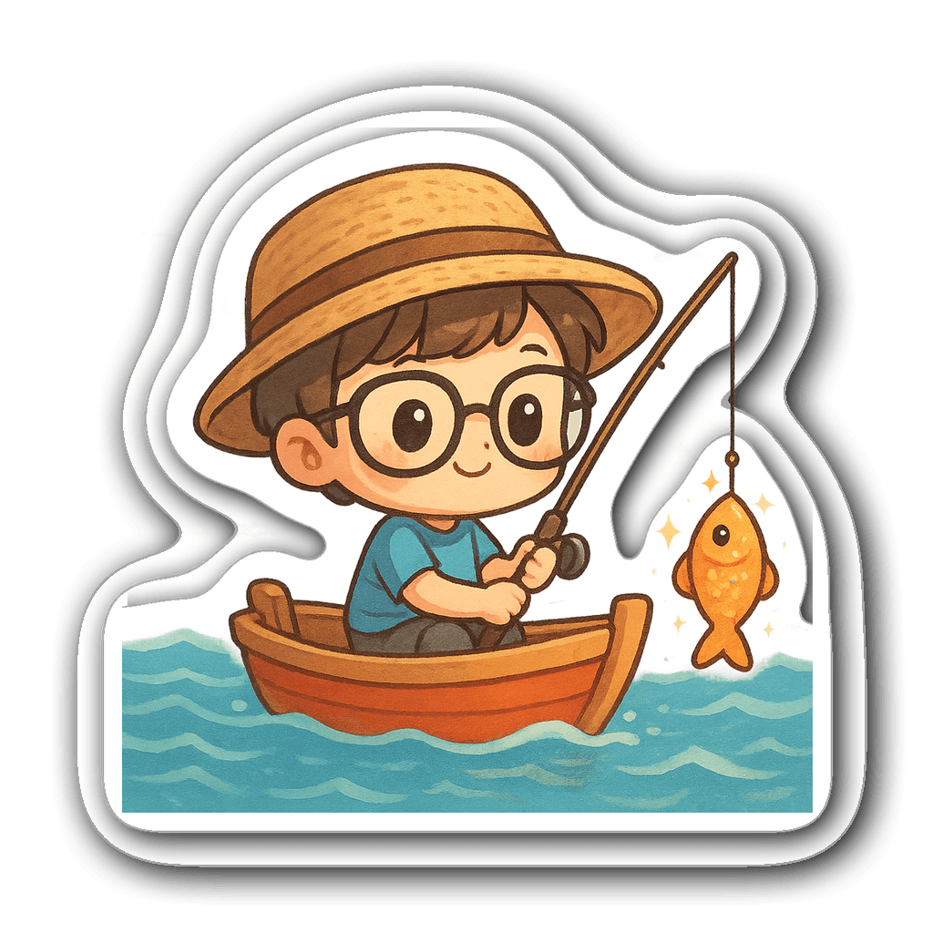 Fishing Sticker #F7IFC1