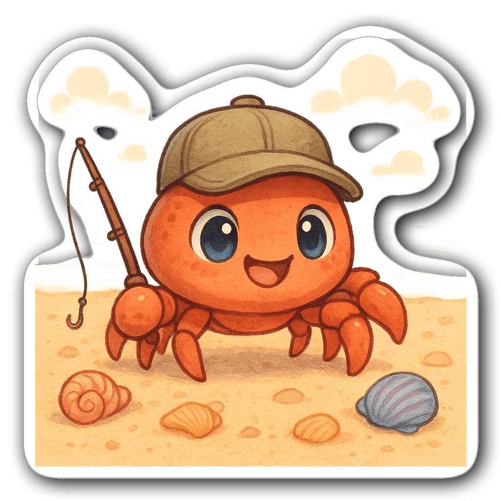 Fishing Sticker #Z9ZCRF