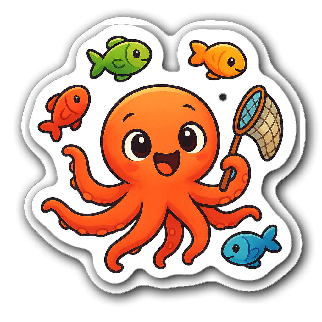 Fishing Sticker #5C8181