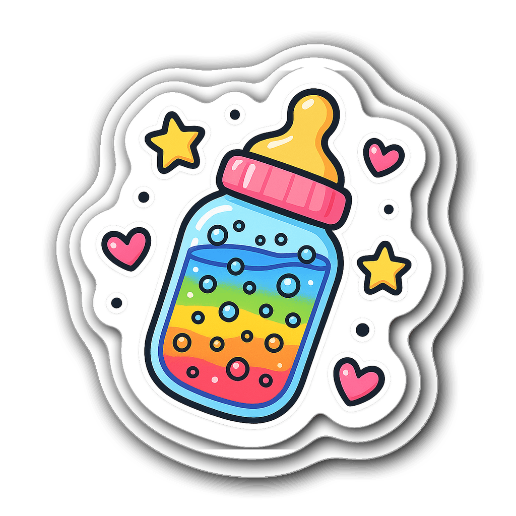 Baby & Gender Reveal Sticker #CL0N92