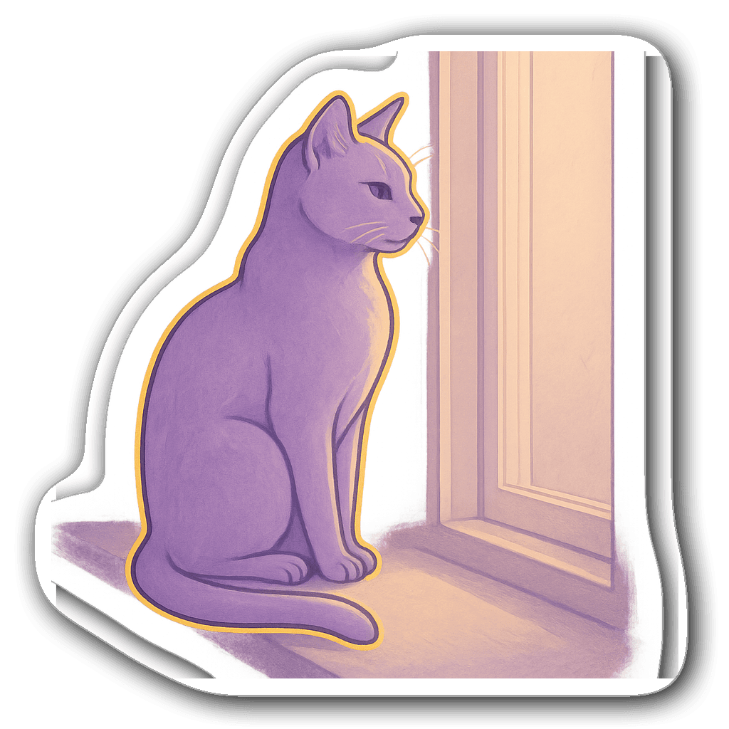 Cats Sticker #ZUUZNS