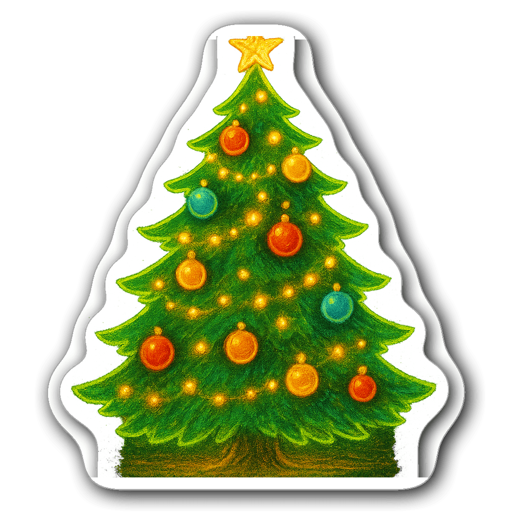 Christmas Sticker #TPJ4ZB