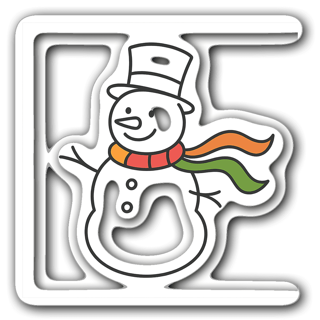 Christmas Sticker #WAM4ZR