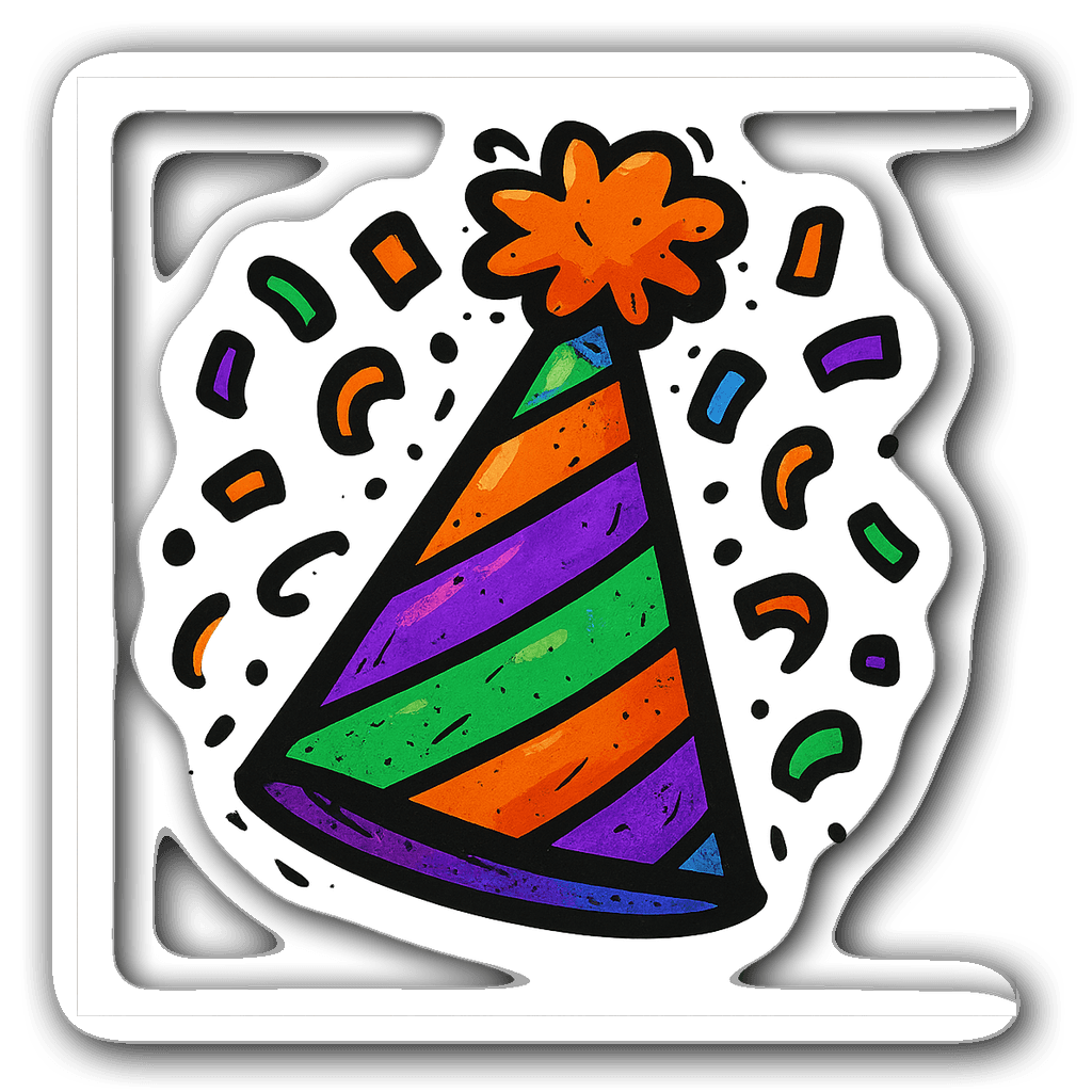 Birthday Sticker #YR1G5Q