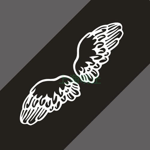 Angel wings reflective sticker for cars