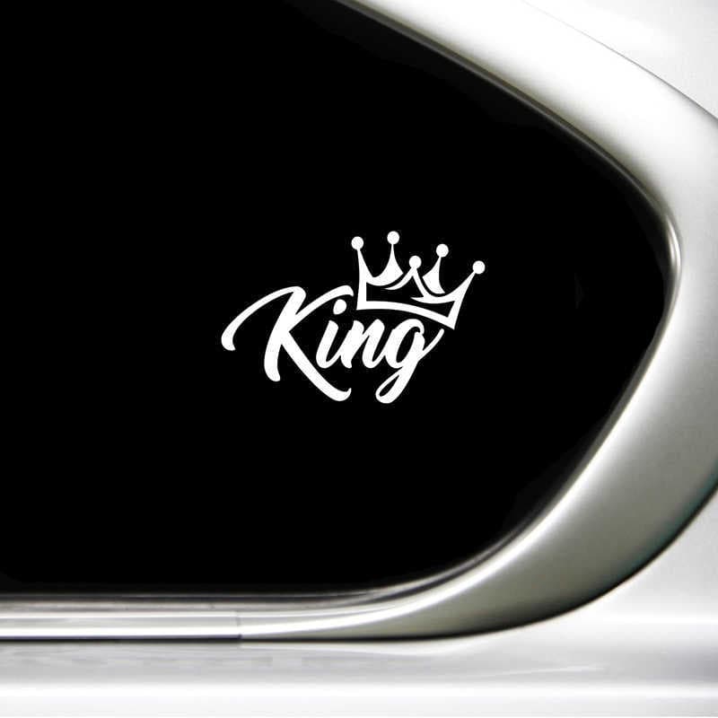 Creative personality car sticker in black and white