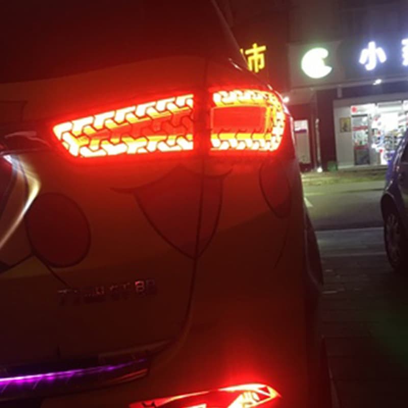 Honeycomb design taillight decoration sticker for cars