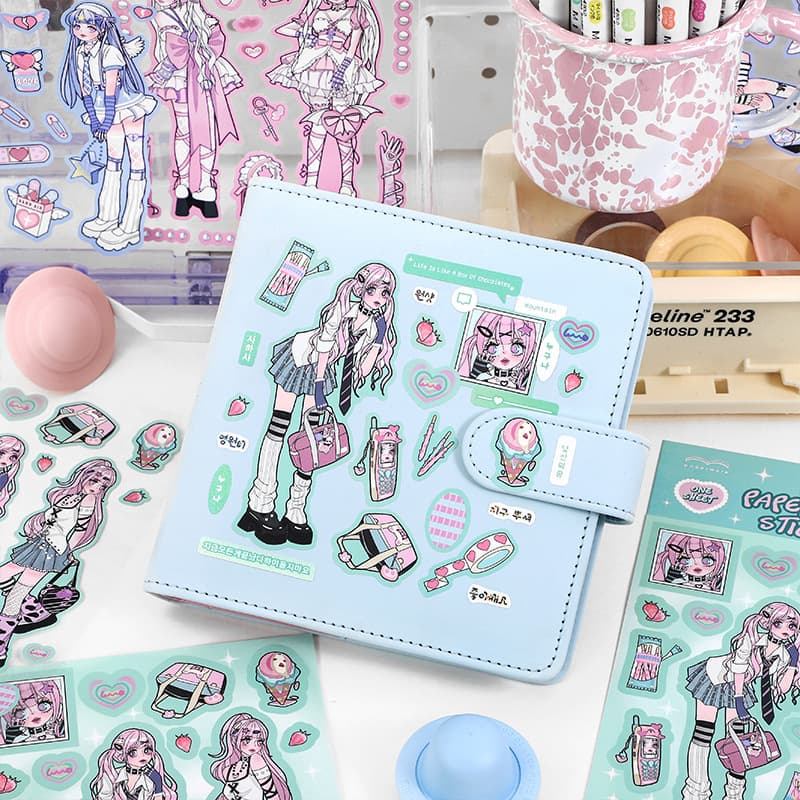 DIY Hand Account stickers for crafts and personalization