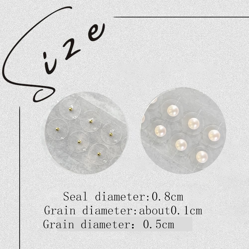Ear Acupressure Stickers With Rhinestones 24k Gold plated Ear Sticker Set
